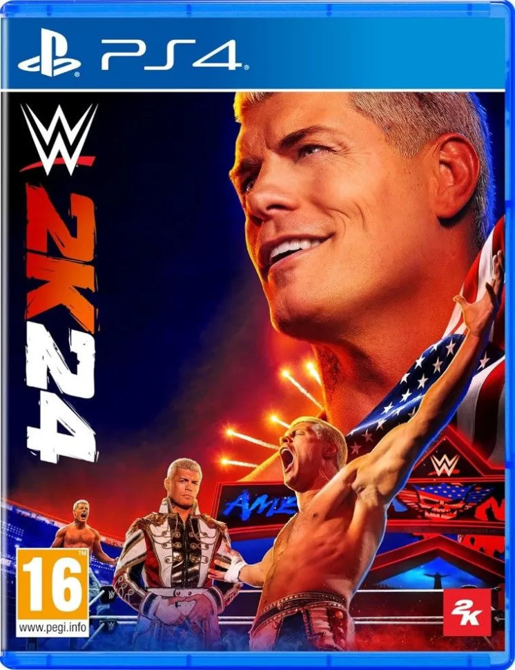 [PS4] WWE 2K24 = Forty Years of Wrestlemania Edition (2024) [1.05] постер